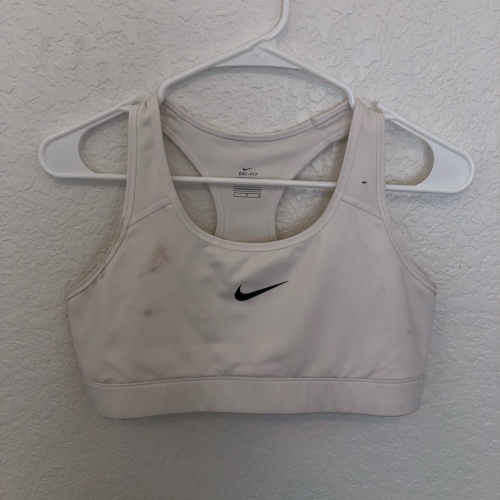 white nike bra